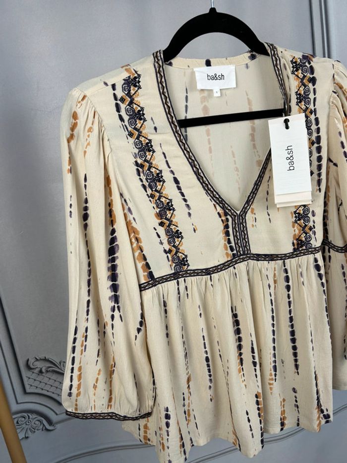 Blouse Ba&sh Isis crème T1 / S neuve - photo numéro 2