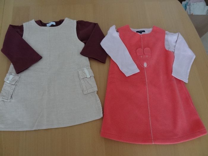 Lot de 2 robes hiver T 2ans