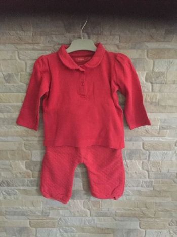 Ensemble Polo pantalon rouge Tissaia 9M