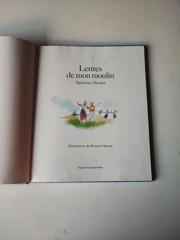 Livre les lettres de mon moulin d'Alphonse Daudet - photo numéro 2