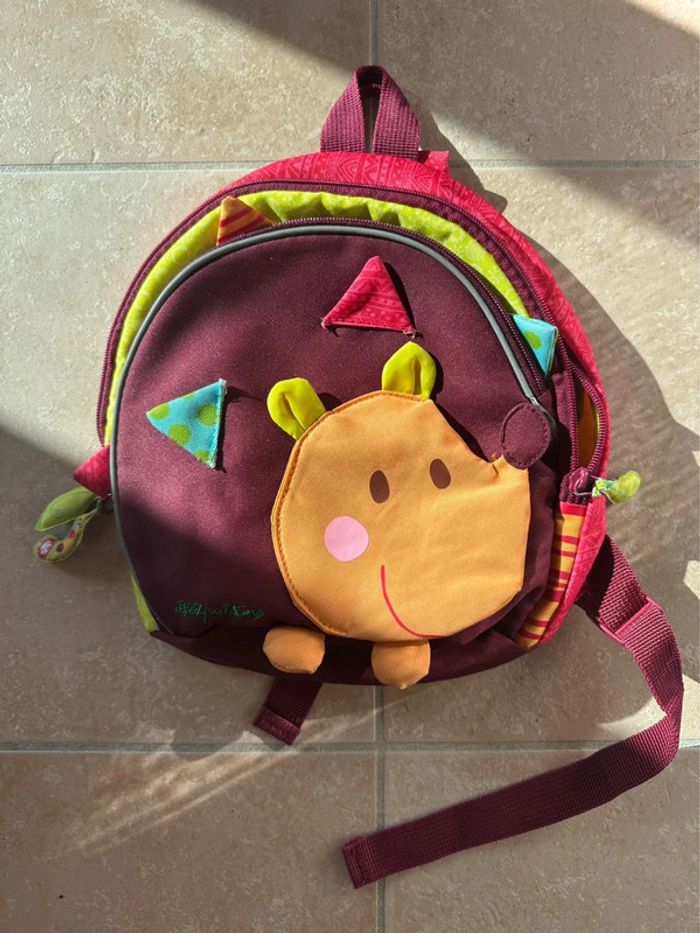 Petit sac à dos crèche / école Lilliputiens motif hérisson - photo numéro 7