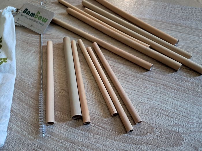 Lot de 12 pailles en bambou "Bambaw" - photo numéro 2
