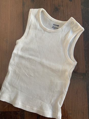 Débardeur blanc 12 mois Kiabi