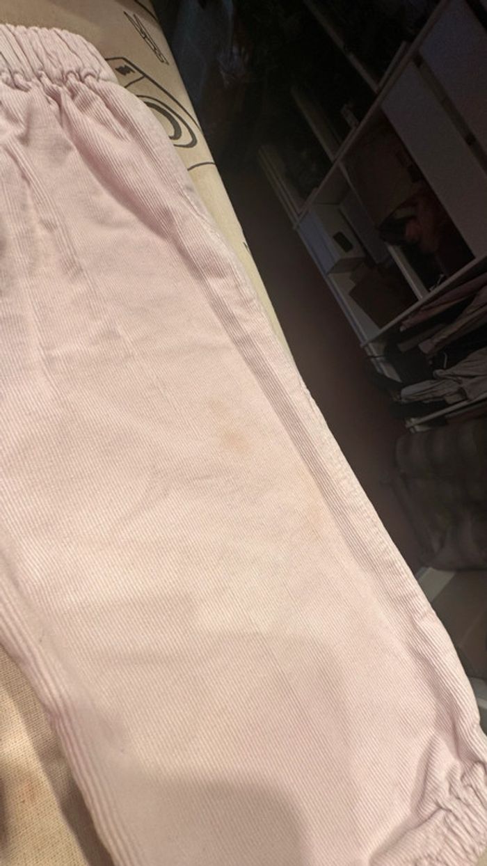 Pantalon rose Cyrillus 18 mois BE (4€) - photo numéro 5