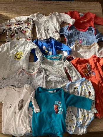 Lot 13 bodies manche longue 3 mois