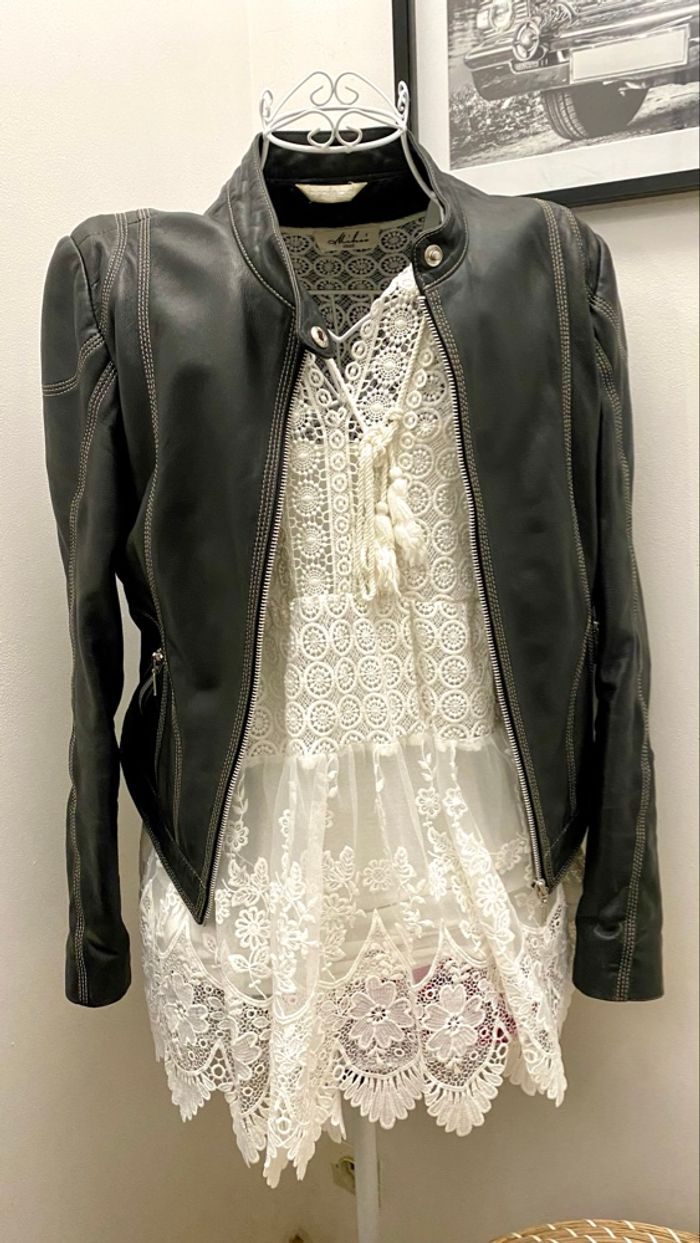 Veste femme cuir promod