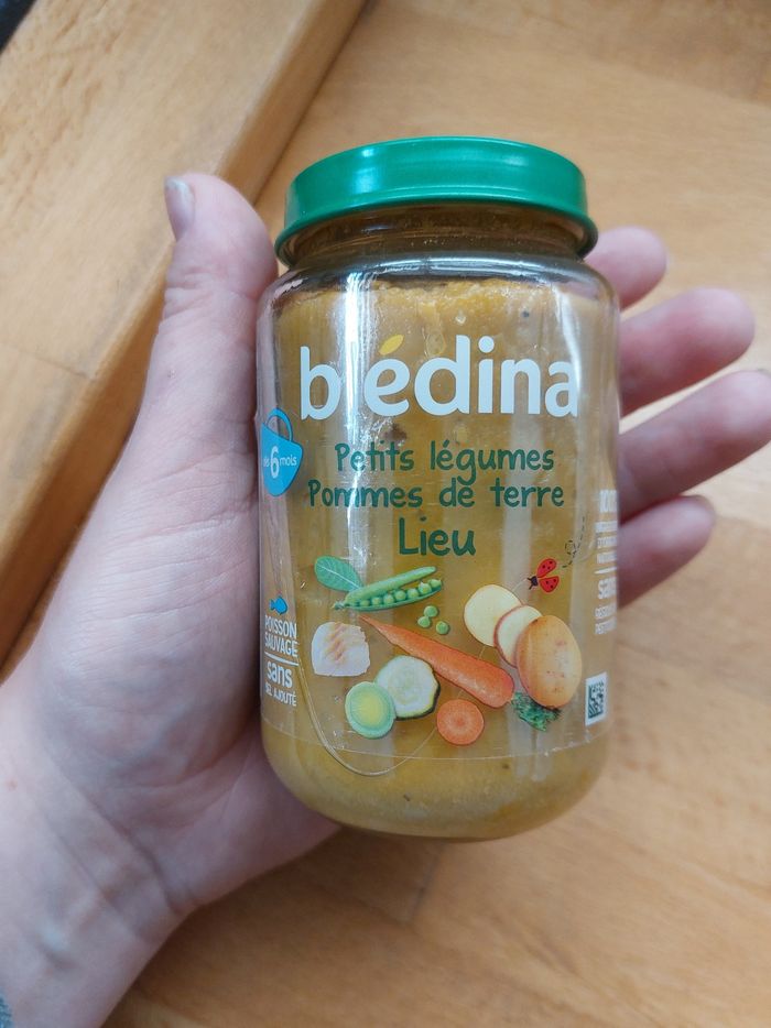 Pot, Petits légumes Pomme de terre Lieu,
Blédina, 200g
