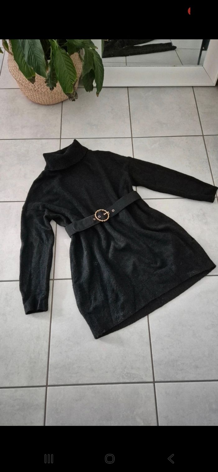 Robe pull noir