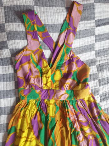 Magnifique robe longue imprimé multicolore PROMOD