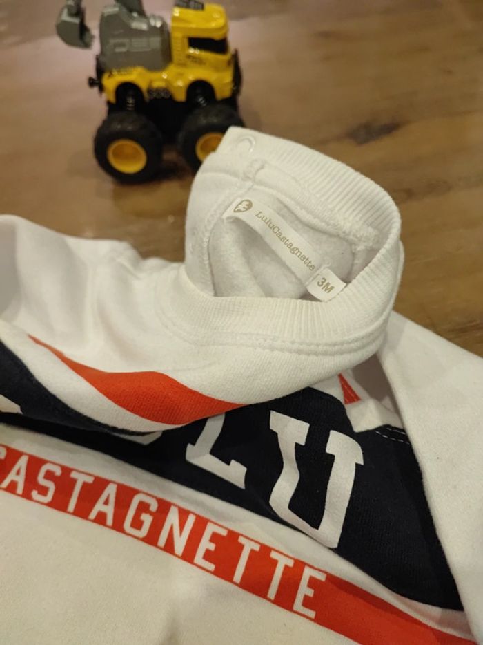 Pull sweat blanc Lulu Castagnette - photo numéro 3