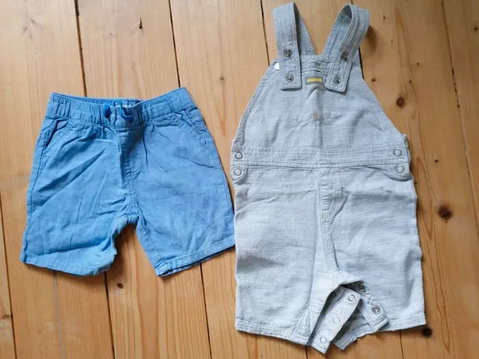 Short + salopette