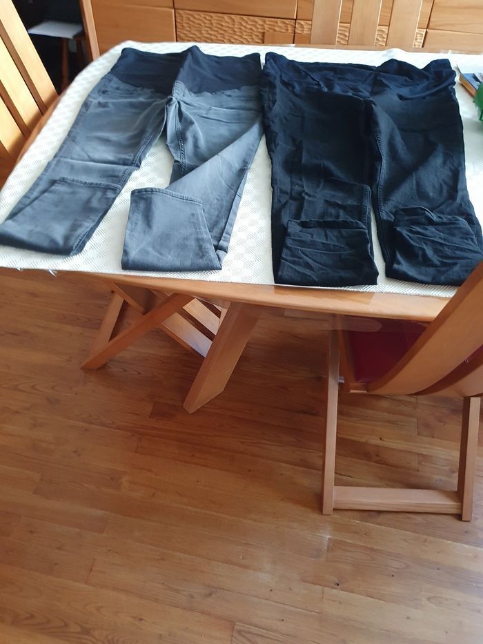 Lot 2 pantalons grossesse T46 neufs H&M - photo numéro 1