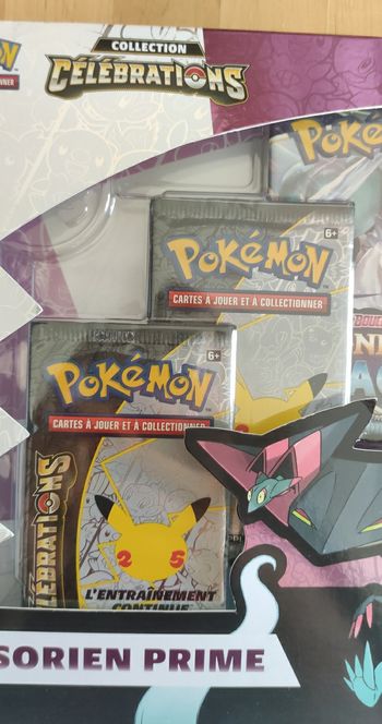Lot 2 boosters célébrations 25 ans Pokémon 