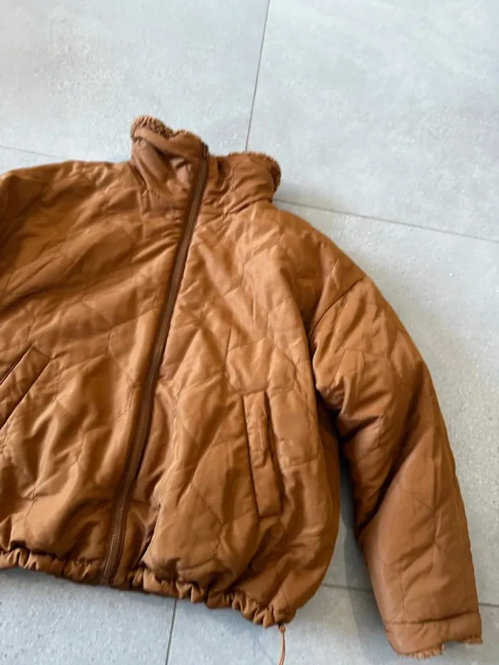 Manteau marron réversible Pimkie, très bon état, taille XL pour femme - photo numéro 6