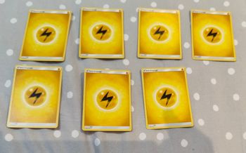Lot de 7 carte énergie pokémon