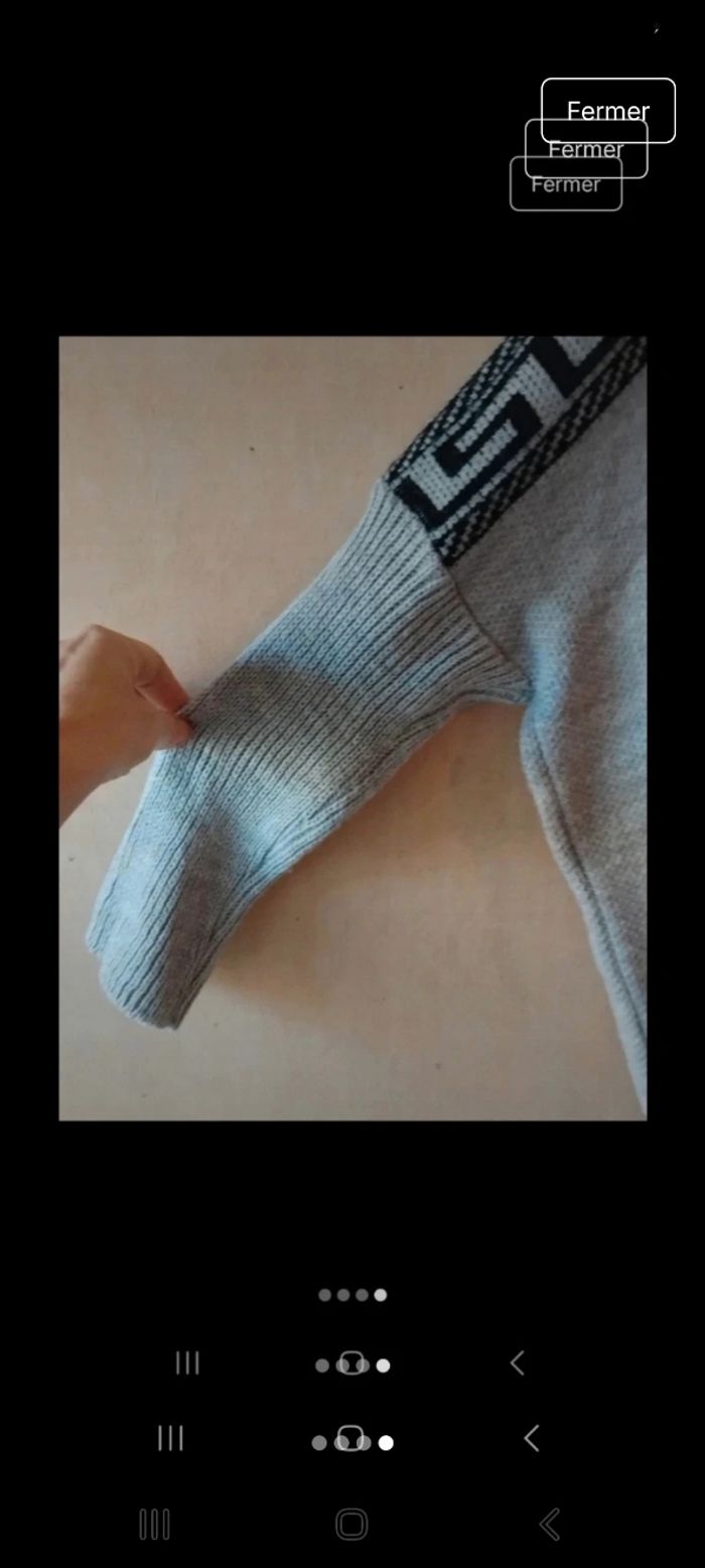 Pull gris femme hiver - photo numéro 4