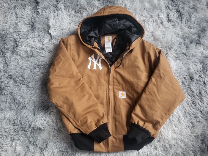 Veste Carhartt Active Jacket Rework - NY Yankees Edition - Taille L - Pièce Neuve - Made in USA !