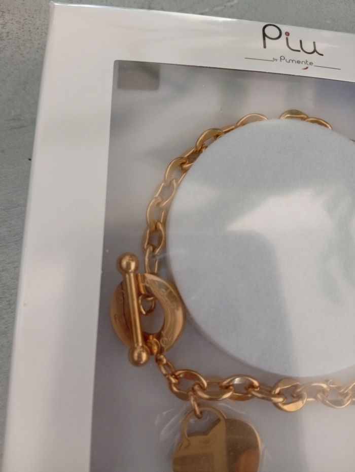 Bracelet plaqué or. Piu by Pimente - photo numéro 3