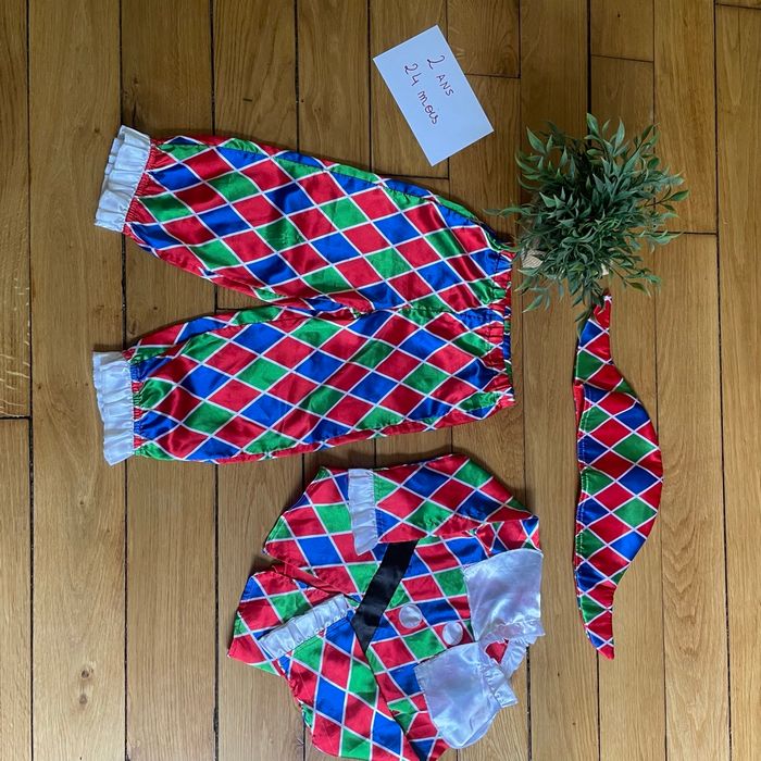 Déguisement Arlequin 2 ans