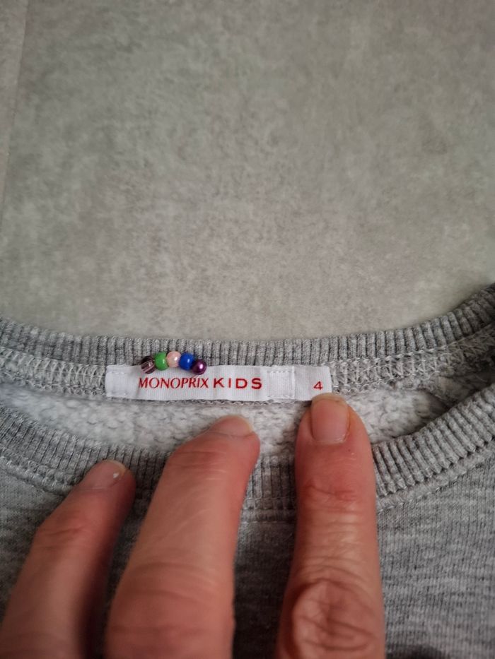 Sweat monoprix kids 4 ans - photo numéro 3