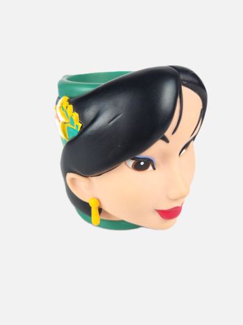 Mug tasse Mulan en plastique tête 3D Disney Vintage
