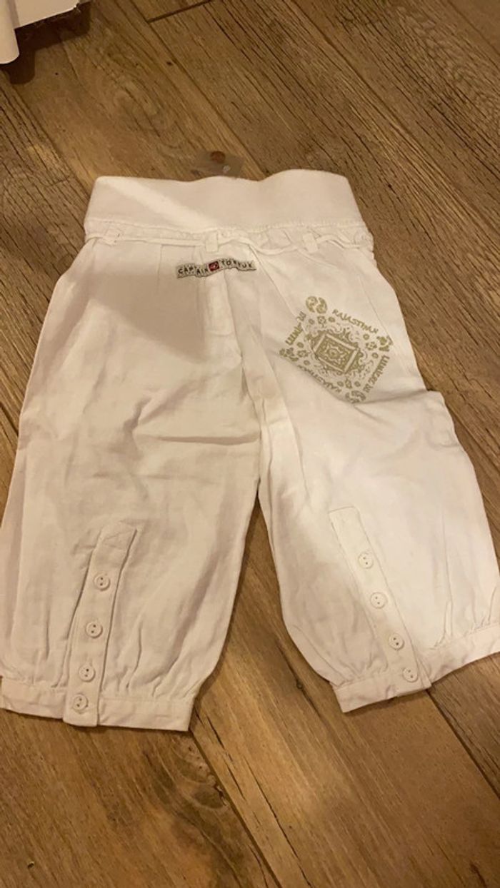 92 cm - pantalon été capitaine tortue coton léger - photo numéro 2