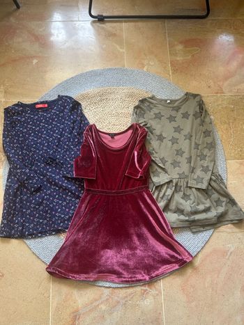 Lot de 3 robes taille 6 ans 