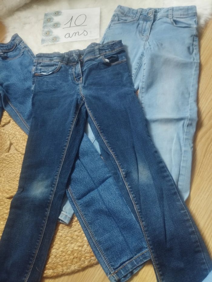 Lot jeans 10ans fille kiabi - photo numéro 4