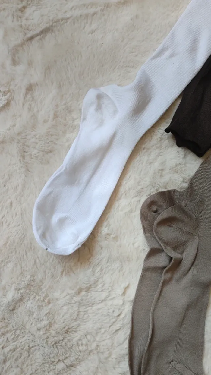 Lot de 6 chaussettes hautes en fil d'écosse - photo numéro 6