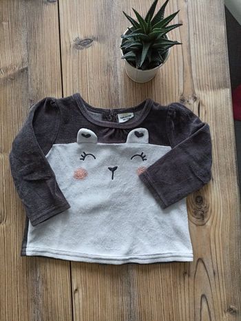 Haut de pyjama fille 9 mois