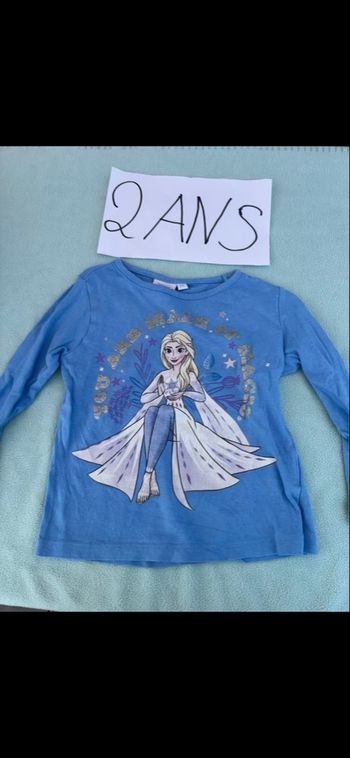 T-shirt Reine des Neiges – 2 ans