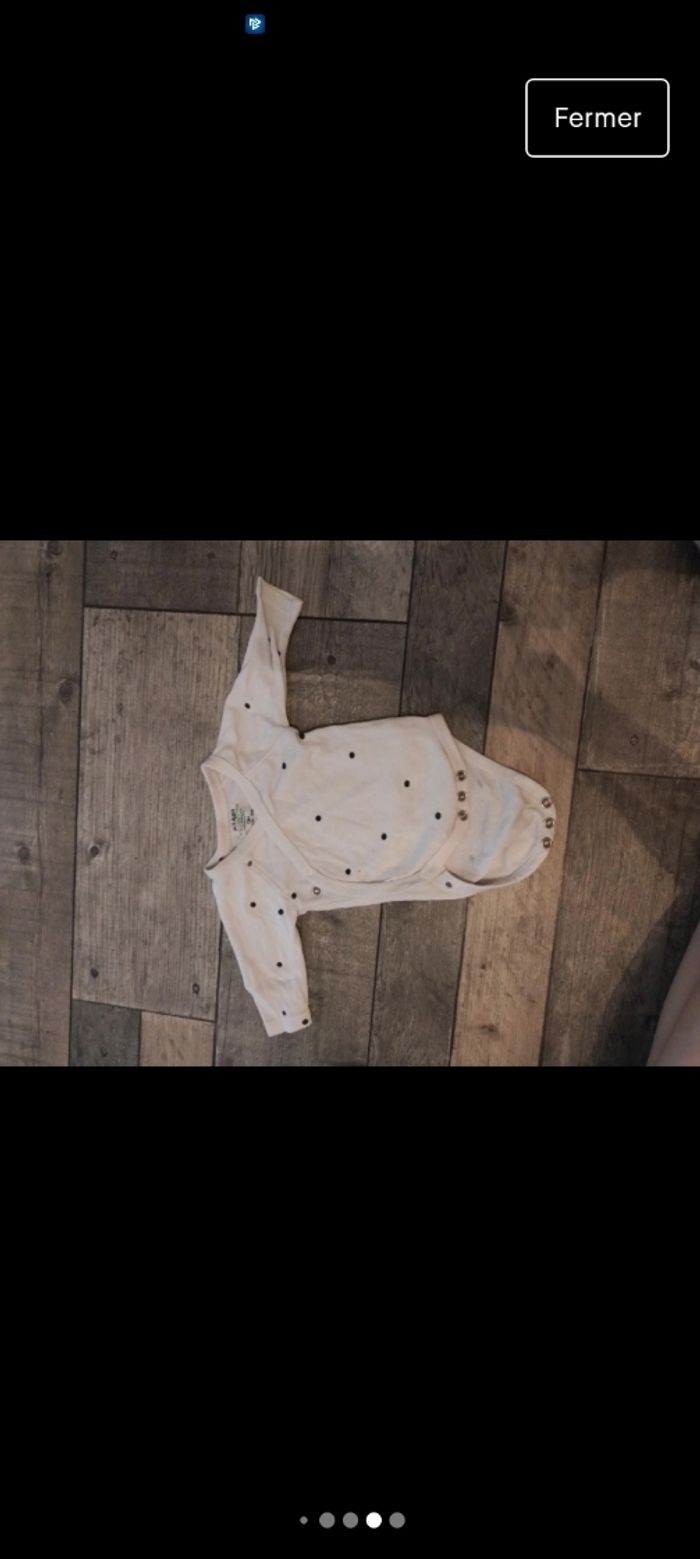 Lot body bébé fille 0-1 mois - photo numéro 2