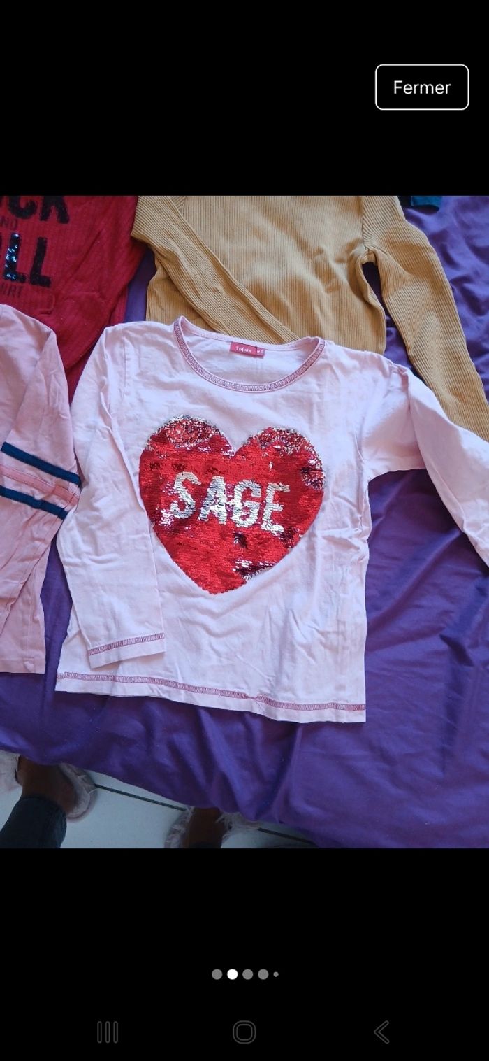 Lot de sous pulls fille - photo numéro 2