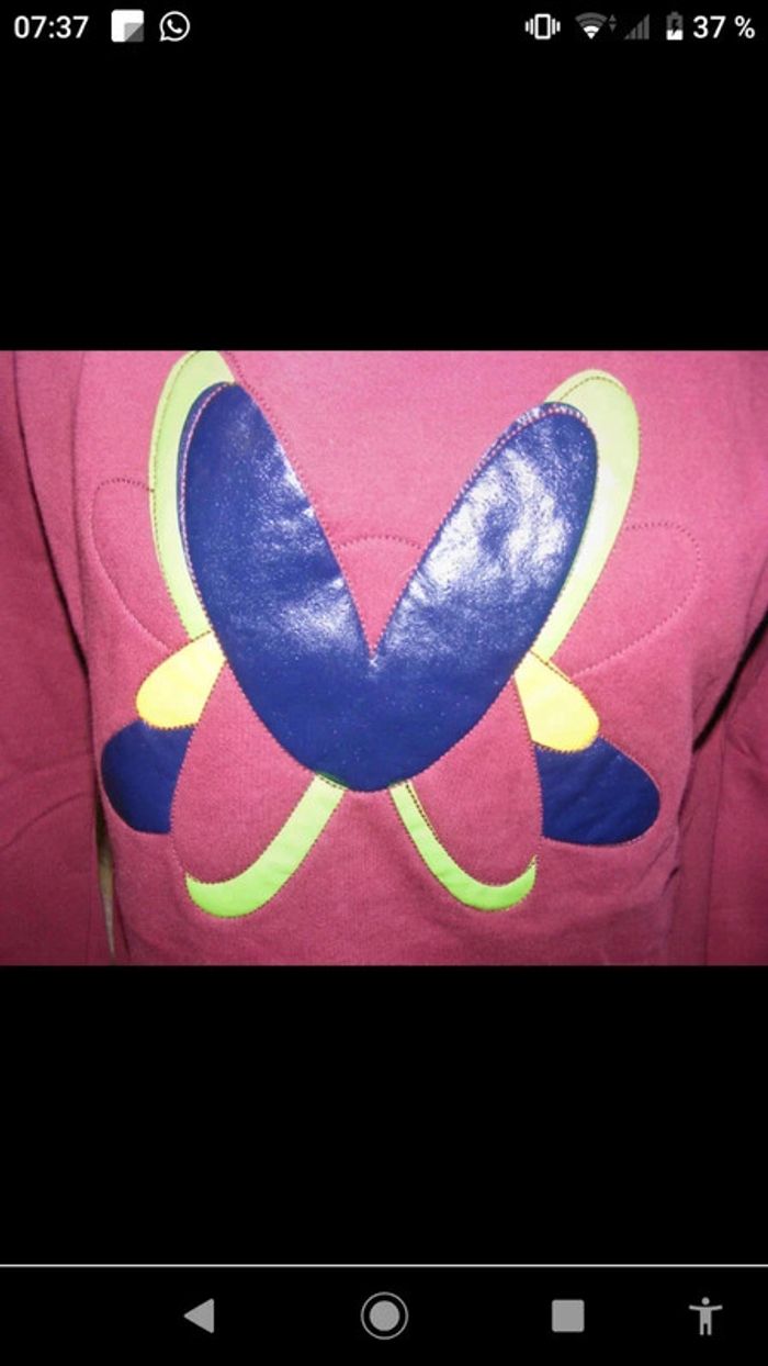 Superbe sweat neuf Naf Naf taille S soit 36/38 - photo numéro 2