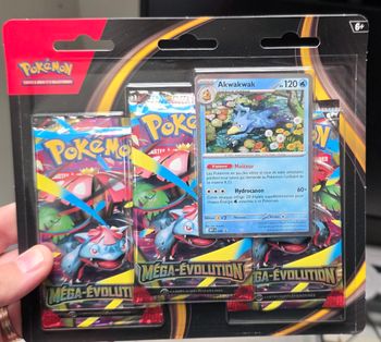 Tripack Pokemon triple illustration ME01 Mega evolution