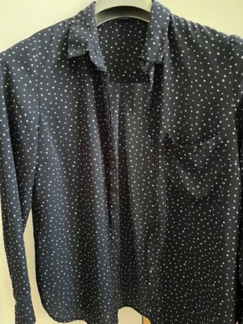 Chemise bleue marine