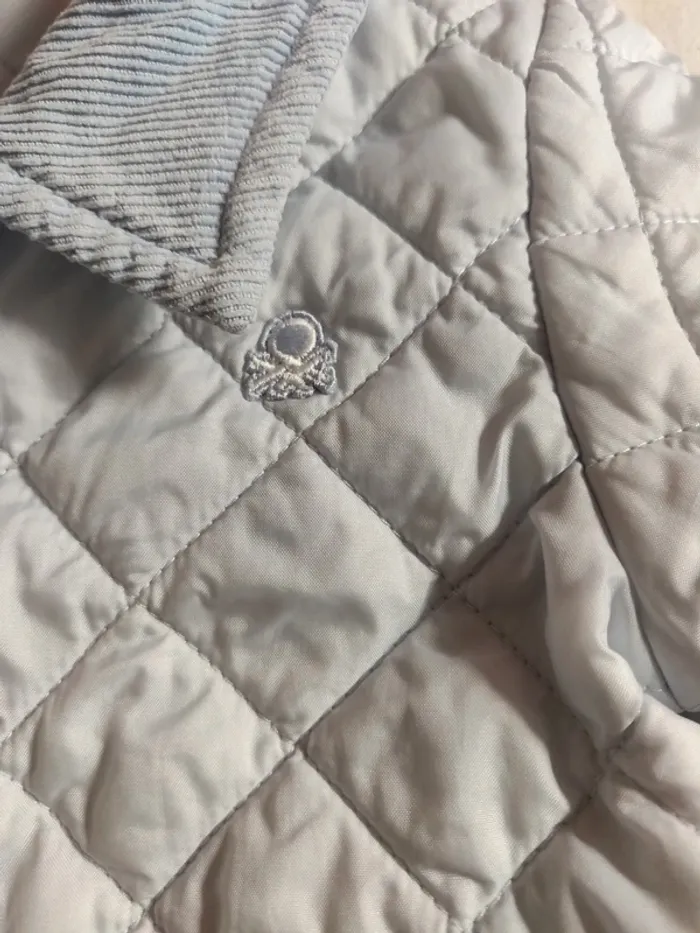 Veste matelassée Benetton Baby bleue ciel taille 9/12 mois - photo numéro 3