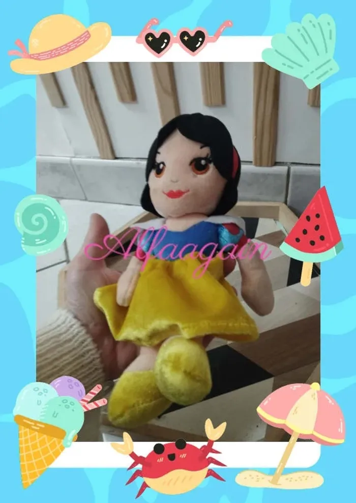 Peluche Disney mini blanche neige - photo numéro 3