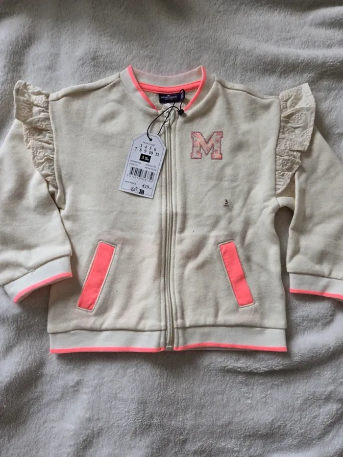 Gilet veste 3 ans neuf avec étiquette