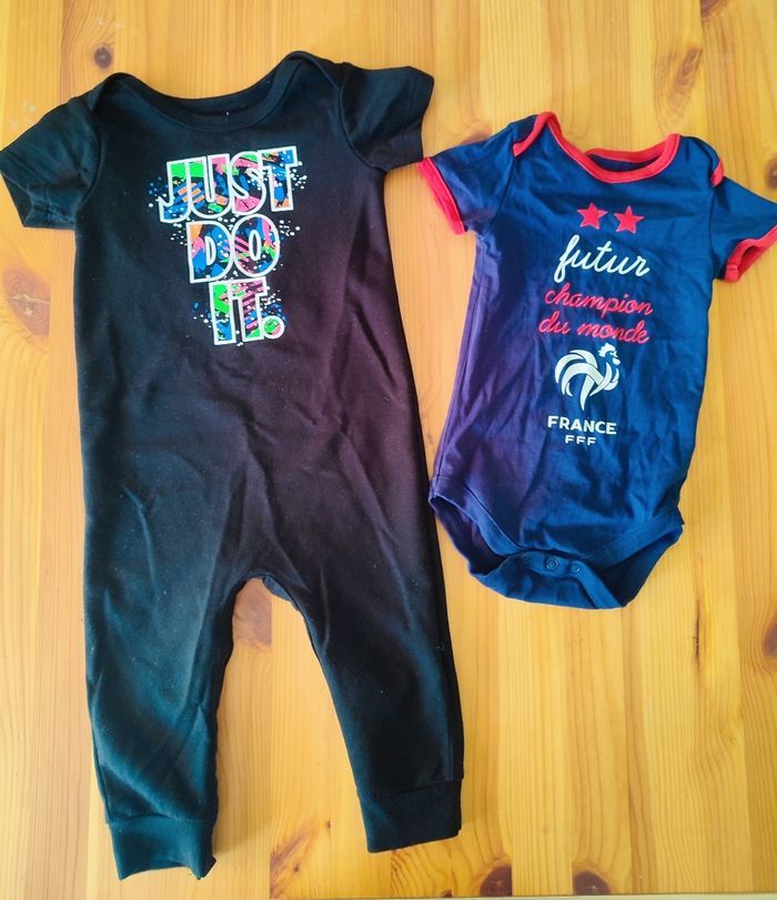 Combinaison Nike noir et Bodin équipe de France