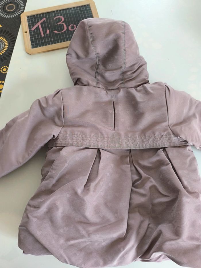 Manteau doublé d'une polaire Verbaudet taille 3 ans en bon état - photo numéro 5