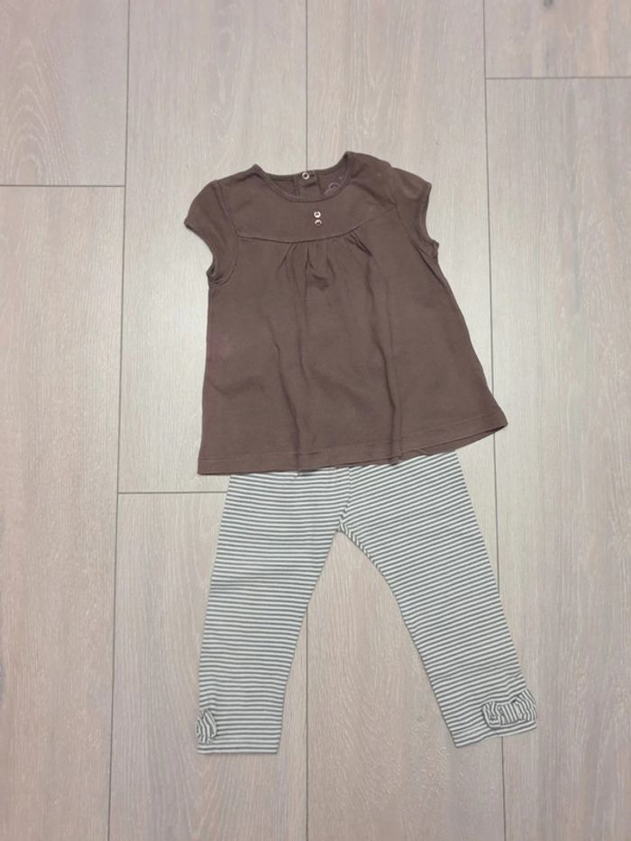 Ensemble 2 pièces. Fille 18 mois. Marque Tape a l œil/ Bout'chou