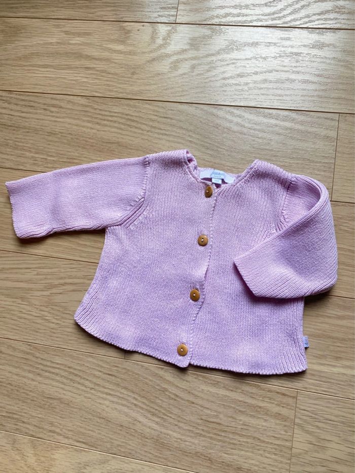 Gilet doux Jacadi 1 mois