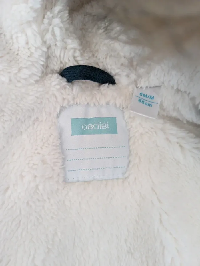 Manteau chaud, 6 mois Okaïdi - photo numéro 5