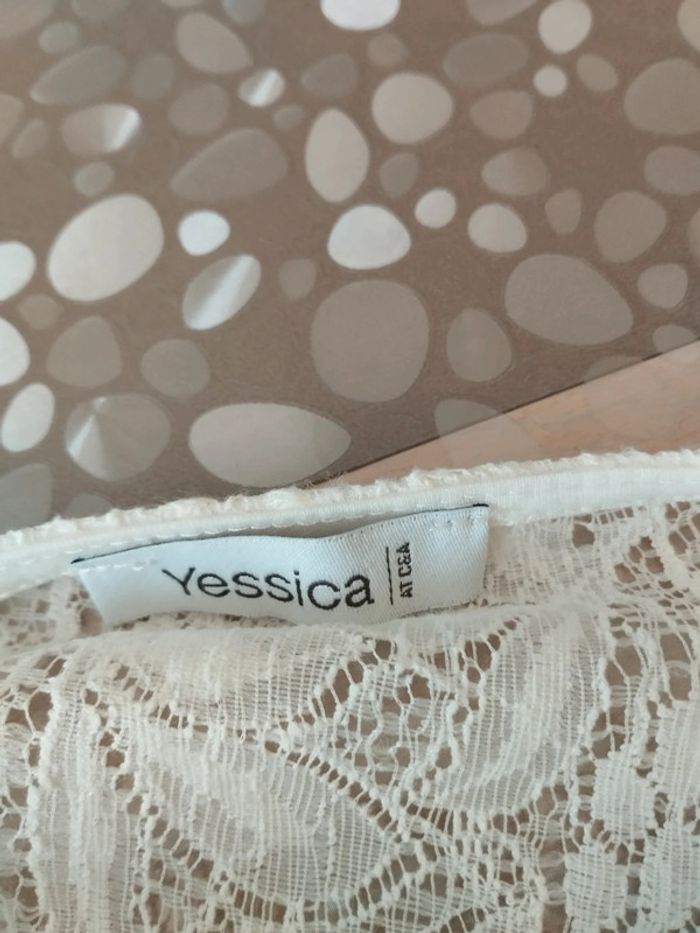 Robe broderie yessica écru taille 44 - photo numéro 5