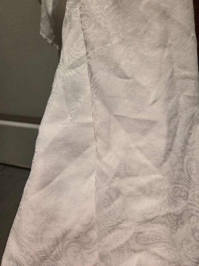 Lot de deux foulard marron et blanc imprime - photo numéro 4