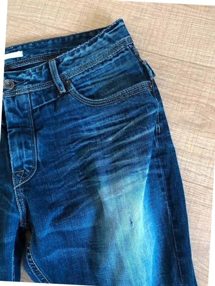 Jean bleu marine pour homme Kaporal taille 38 excellent état - photo numéro 4