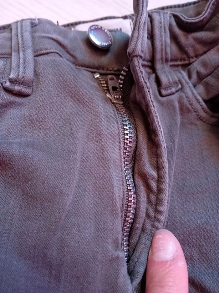 Jean skinny kaki taille 32 - photo numéro 4
