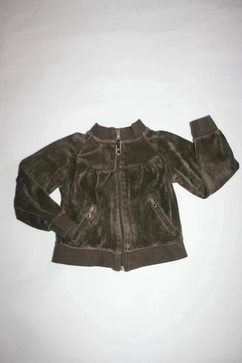 Sweat velours chocolat Zara 3/4 ans