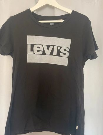 t shirt noire levi´s mixte